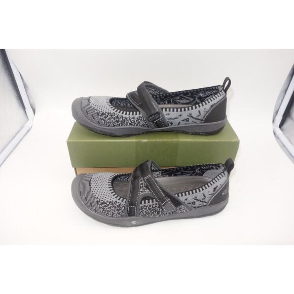 NEW Keen Moxie Sport Mary Jane Flat Sport Water Shoes Youth Gray Girls Size 6 - Picture 3 of 12